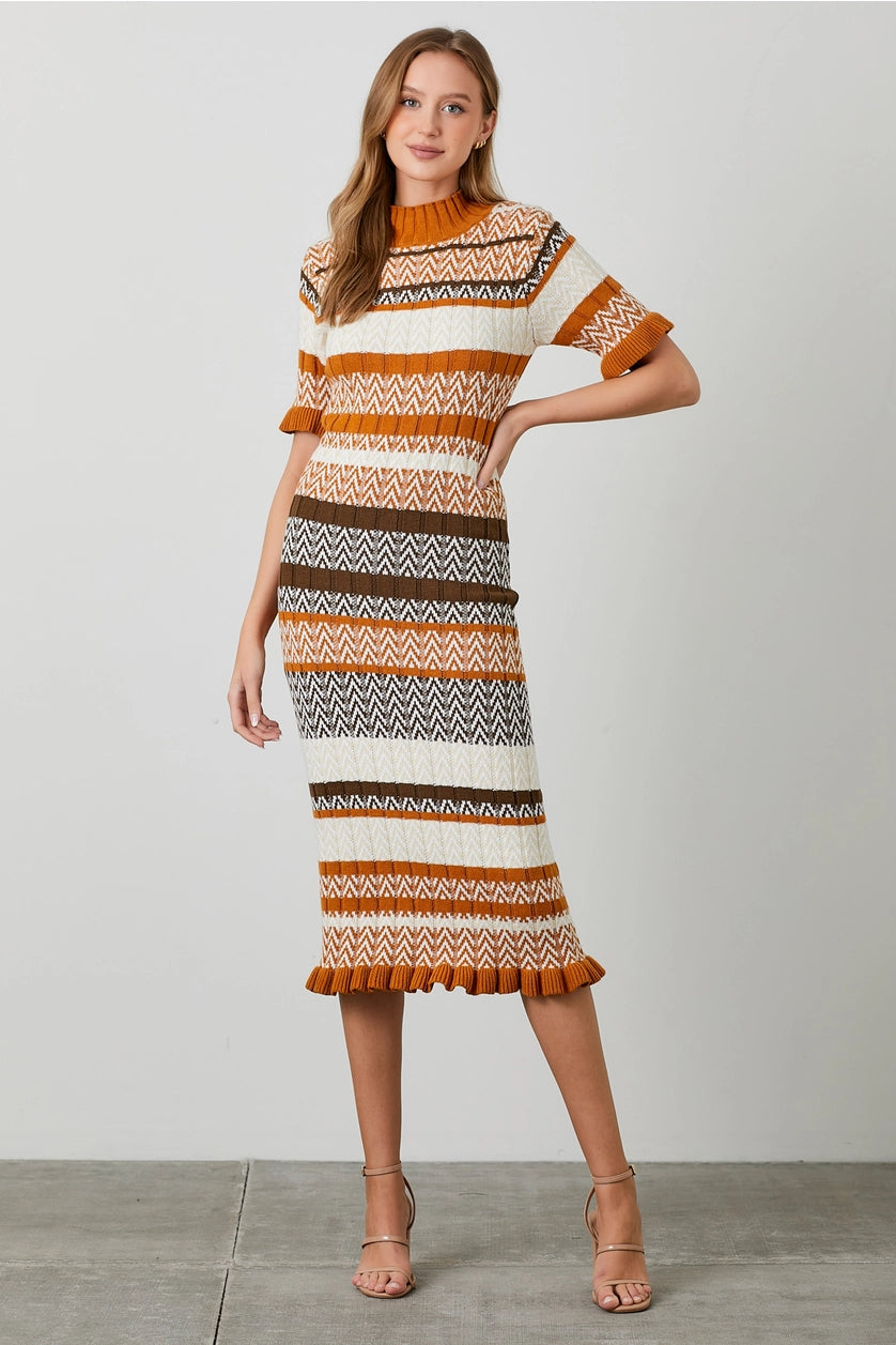 Pecan Sweater Dress