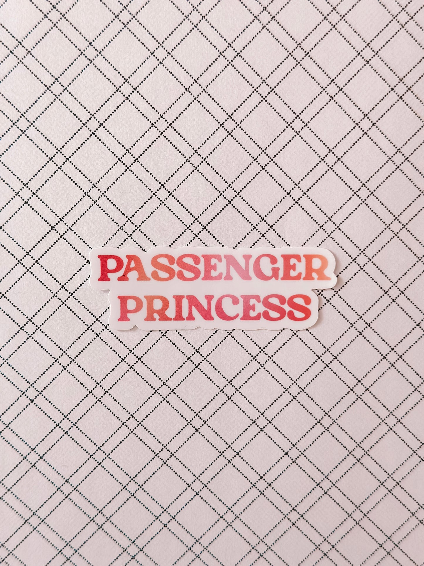 Passenger Princess Sticker